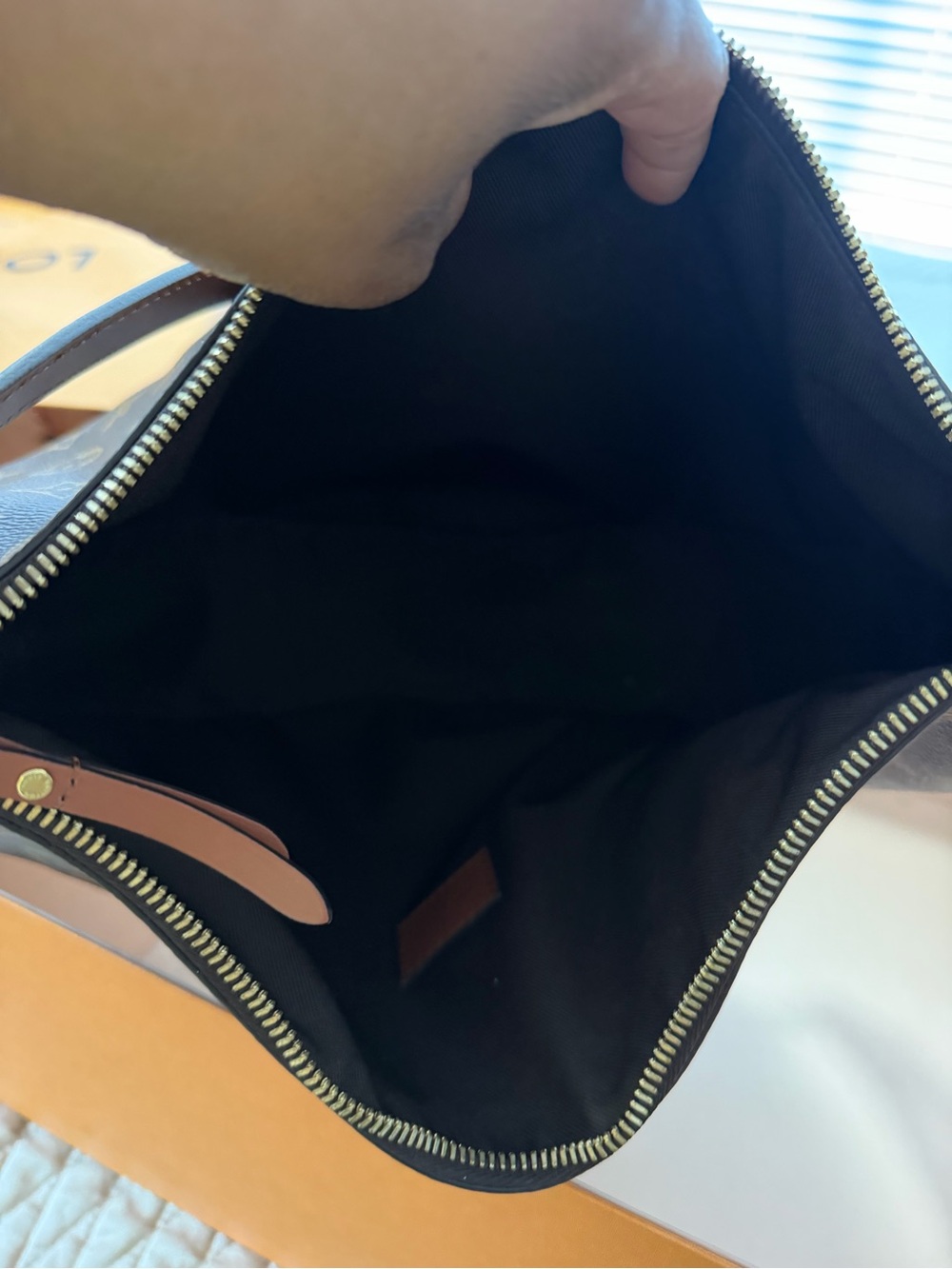 Louis Vuitton Monogram Canvas Crescent Shoulder Bag in Brown - Picture 12 of 12